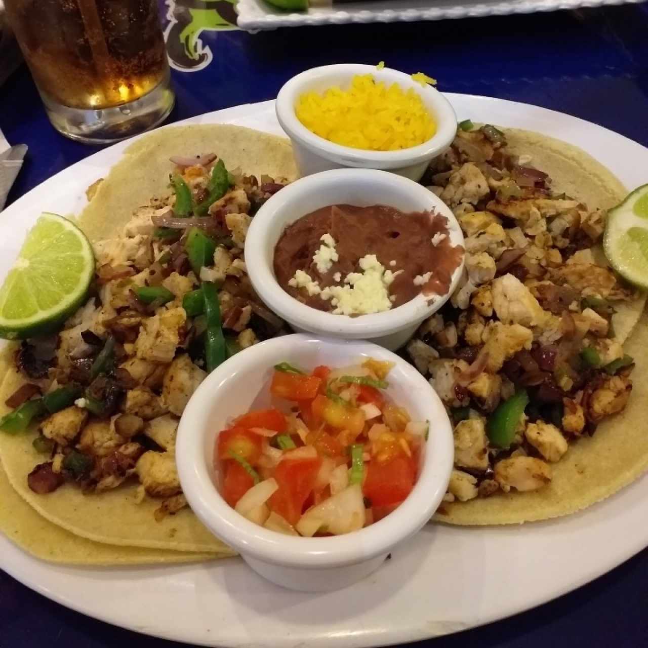 tacos de pollo