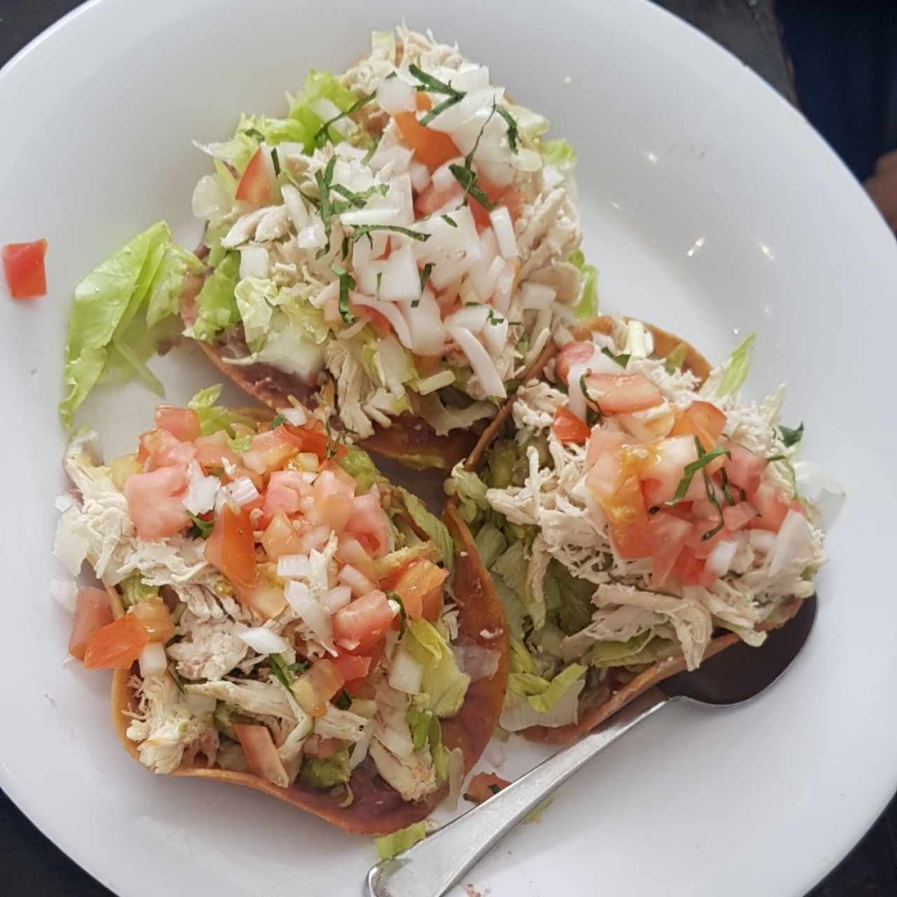 Tostadas de pollo