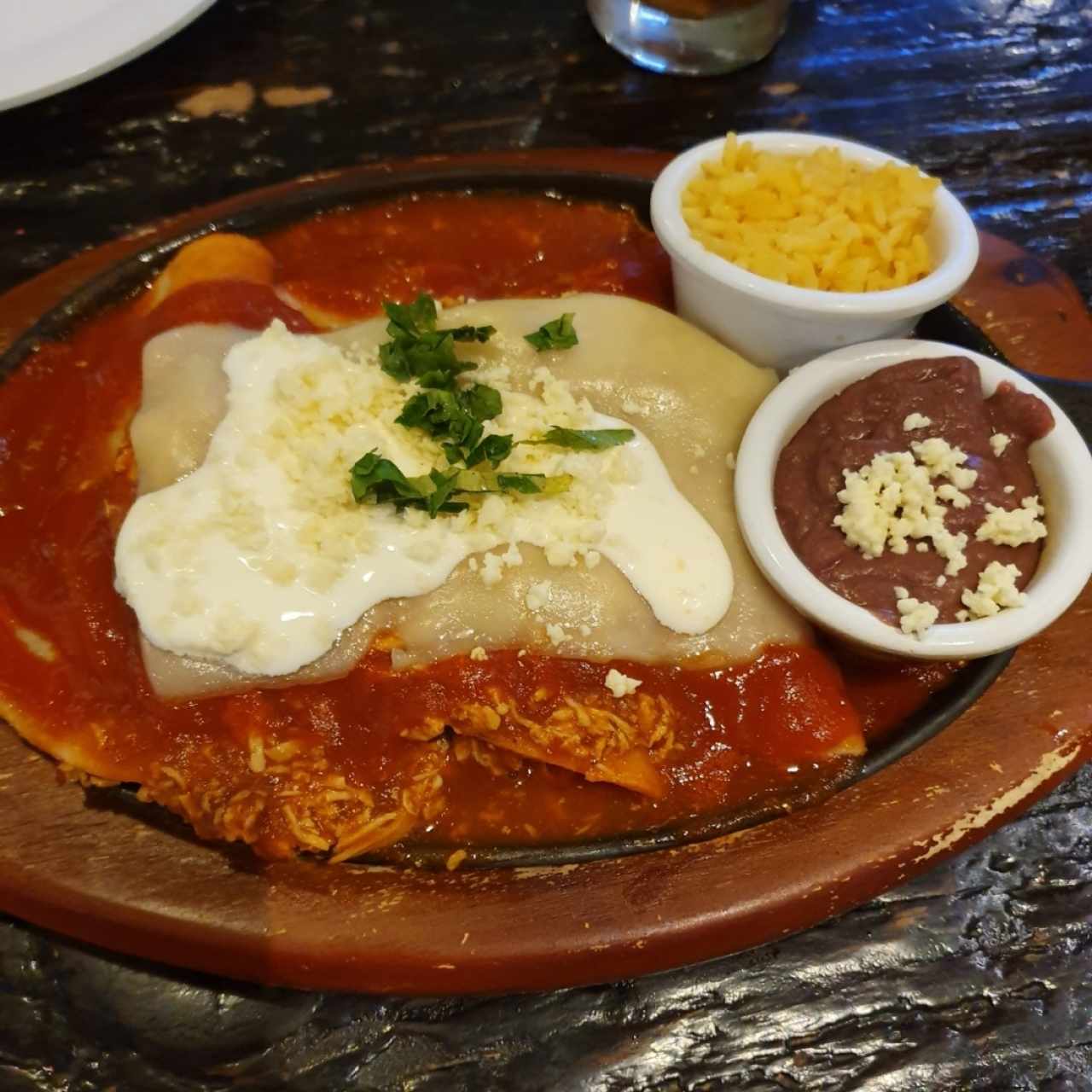 enchiladas de pollo