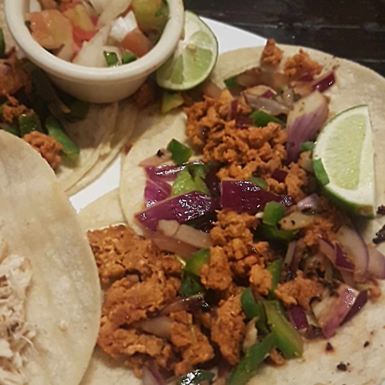 tacos de chorizo