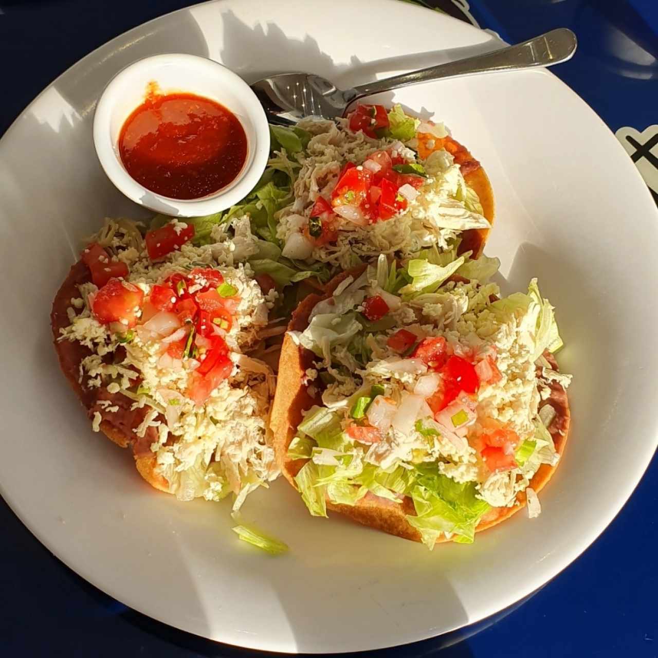 Tostadas de Pollo