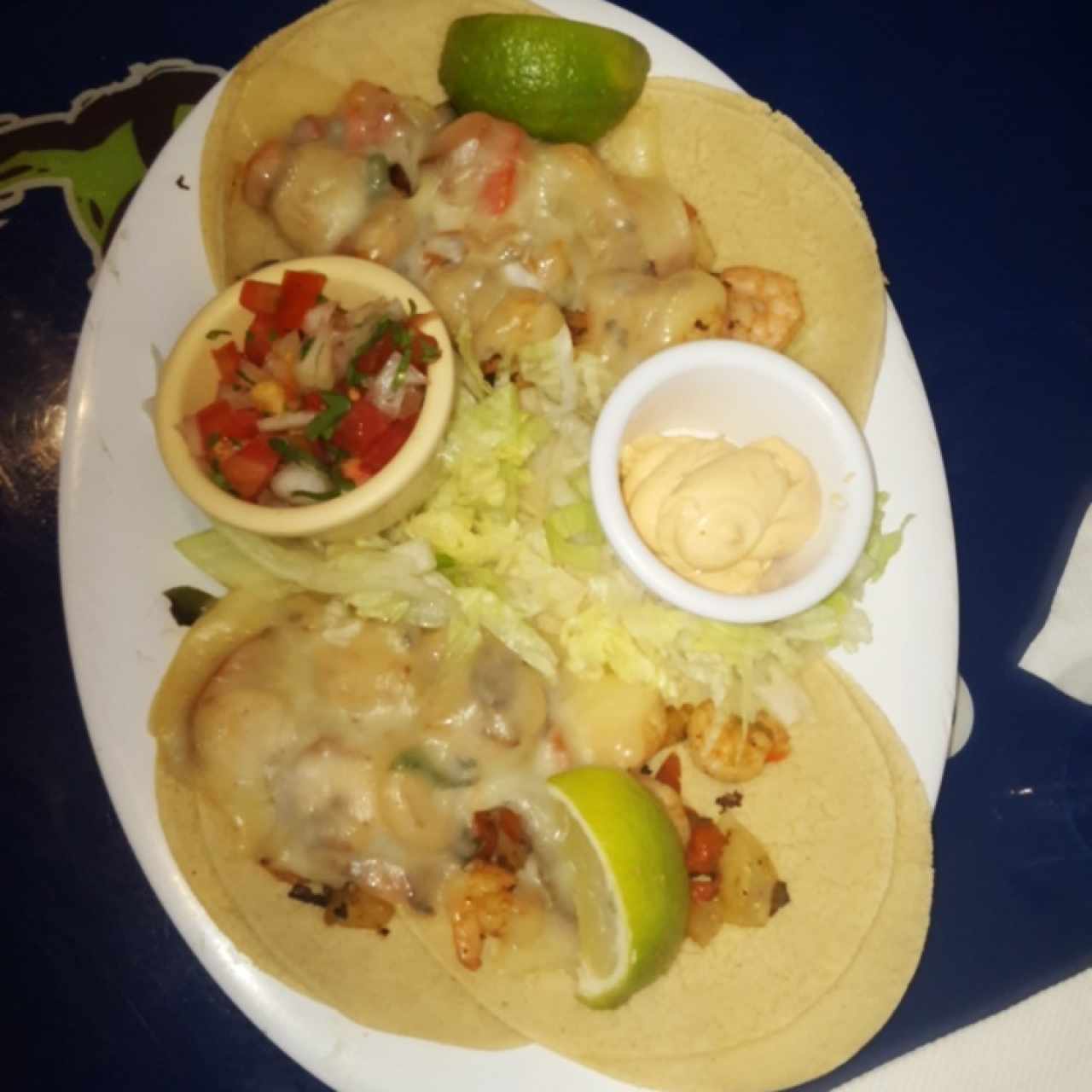 tacos de camarones