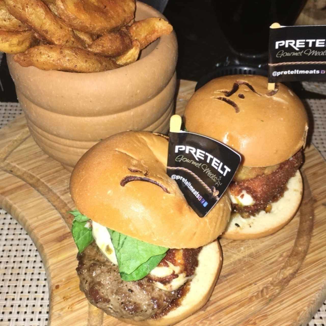 Ponchi Mini Burger Duo Black Angus