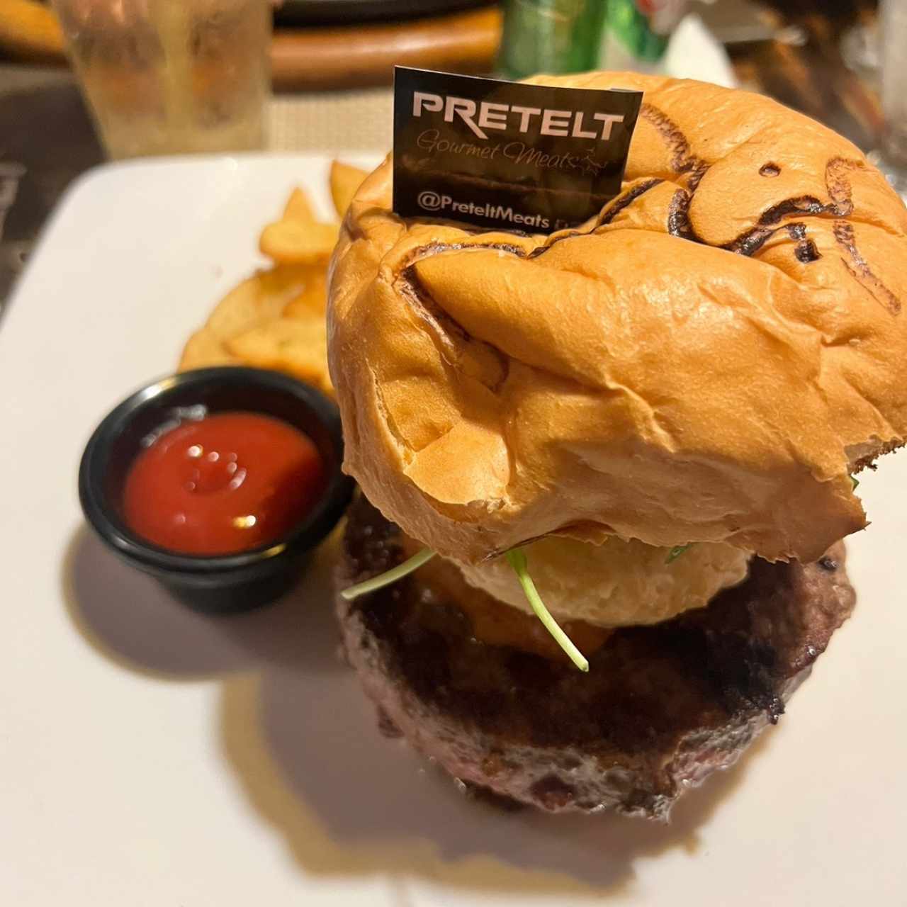 Pachos Burger Black Angus 10oz