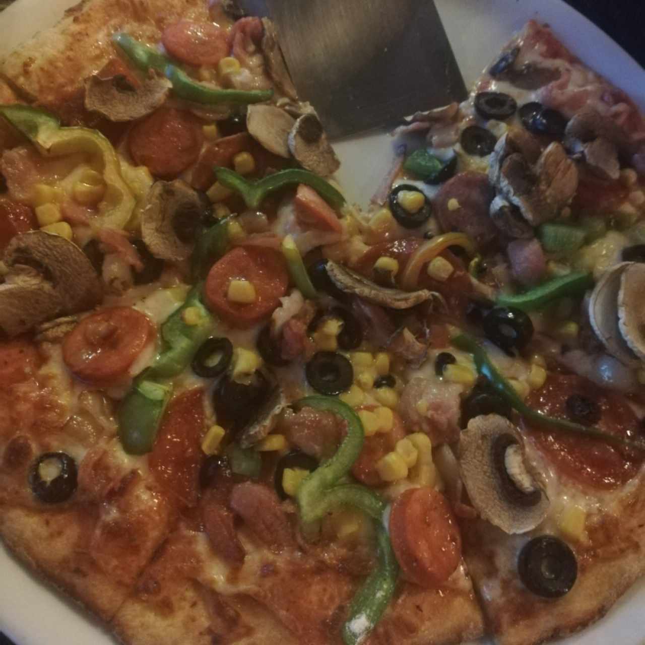 Pizza fusión - Meat & veggie