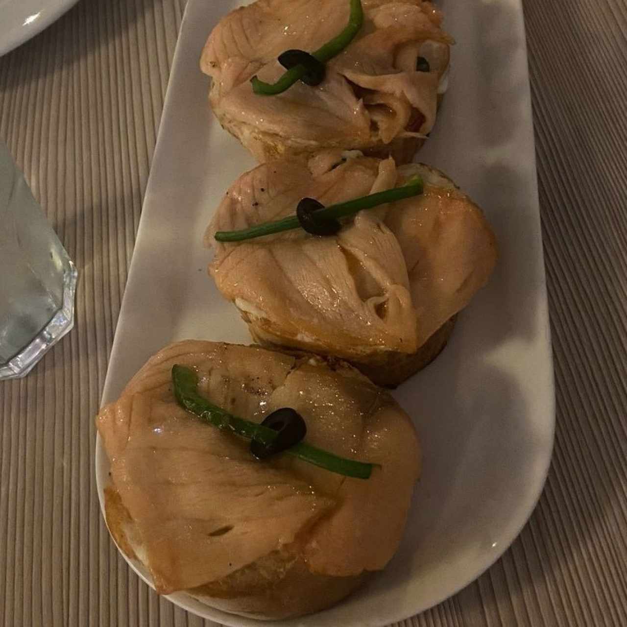 Bruschetta de Salmon Ahumado