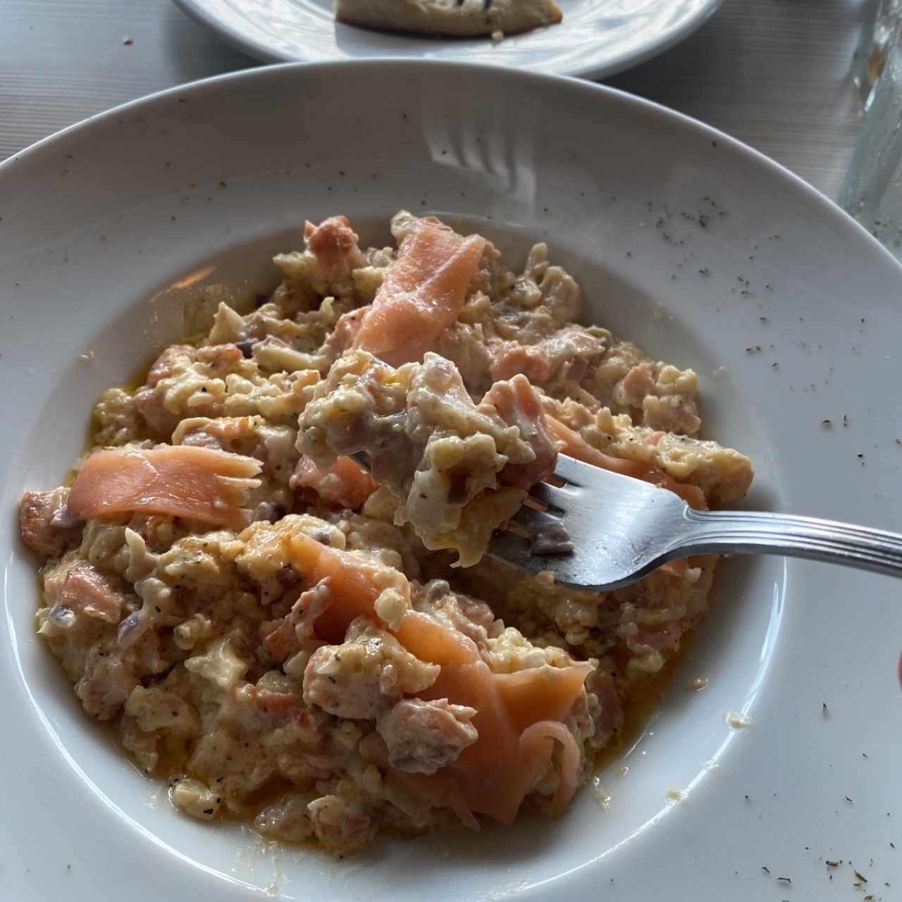 Risotto de Salmón Ahumado