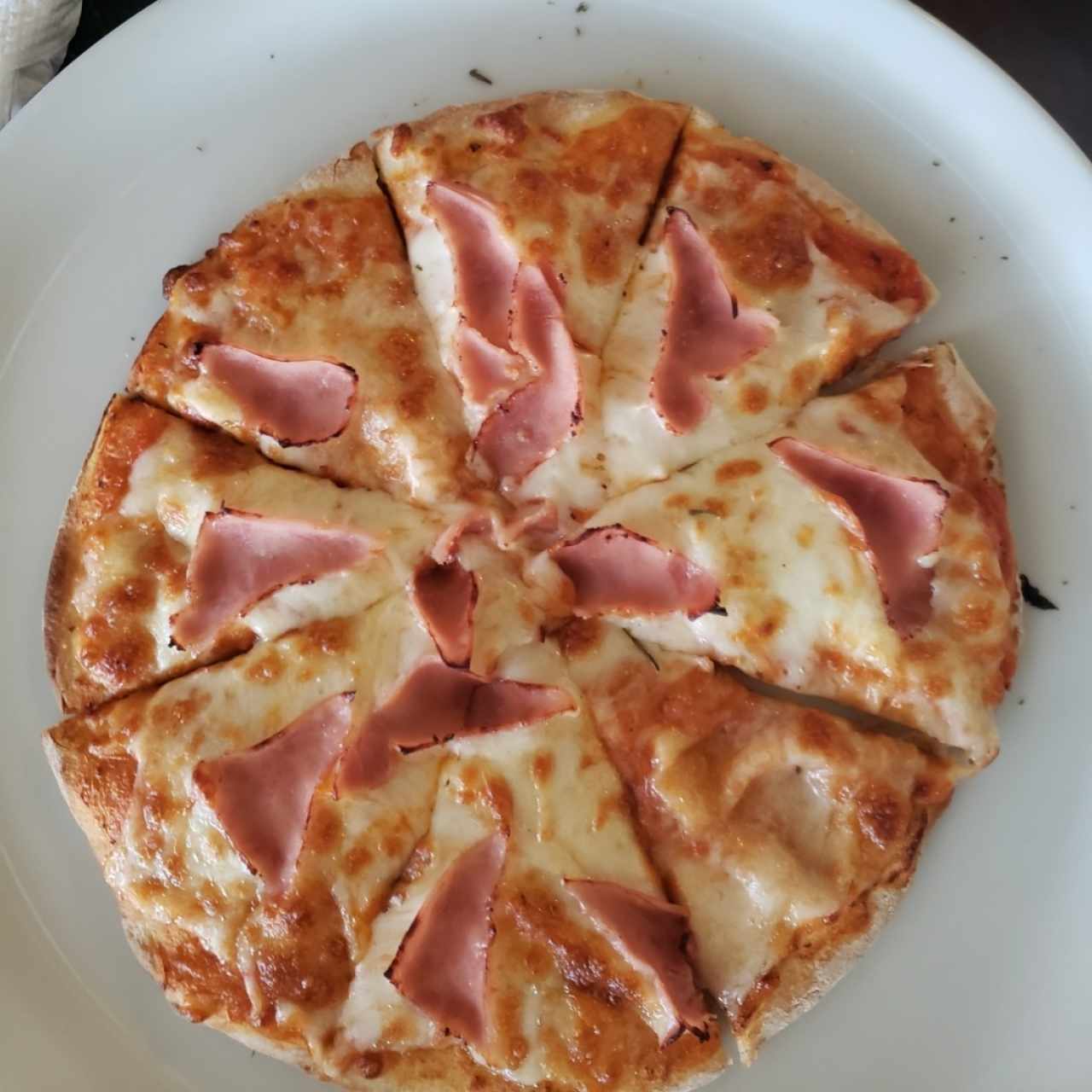 pizza de jamón 