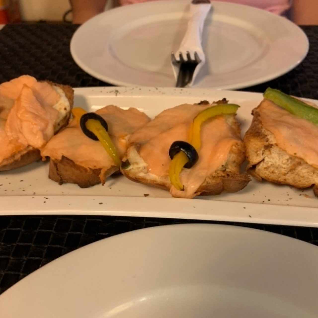 Bruschetta de salmon