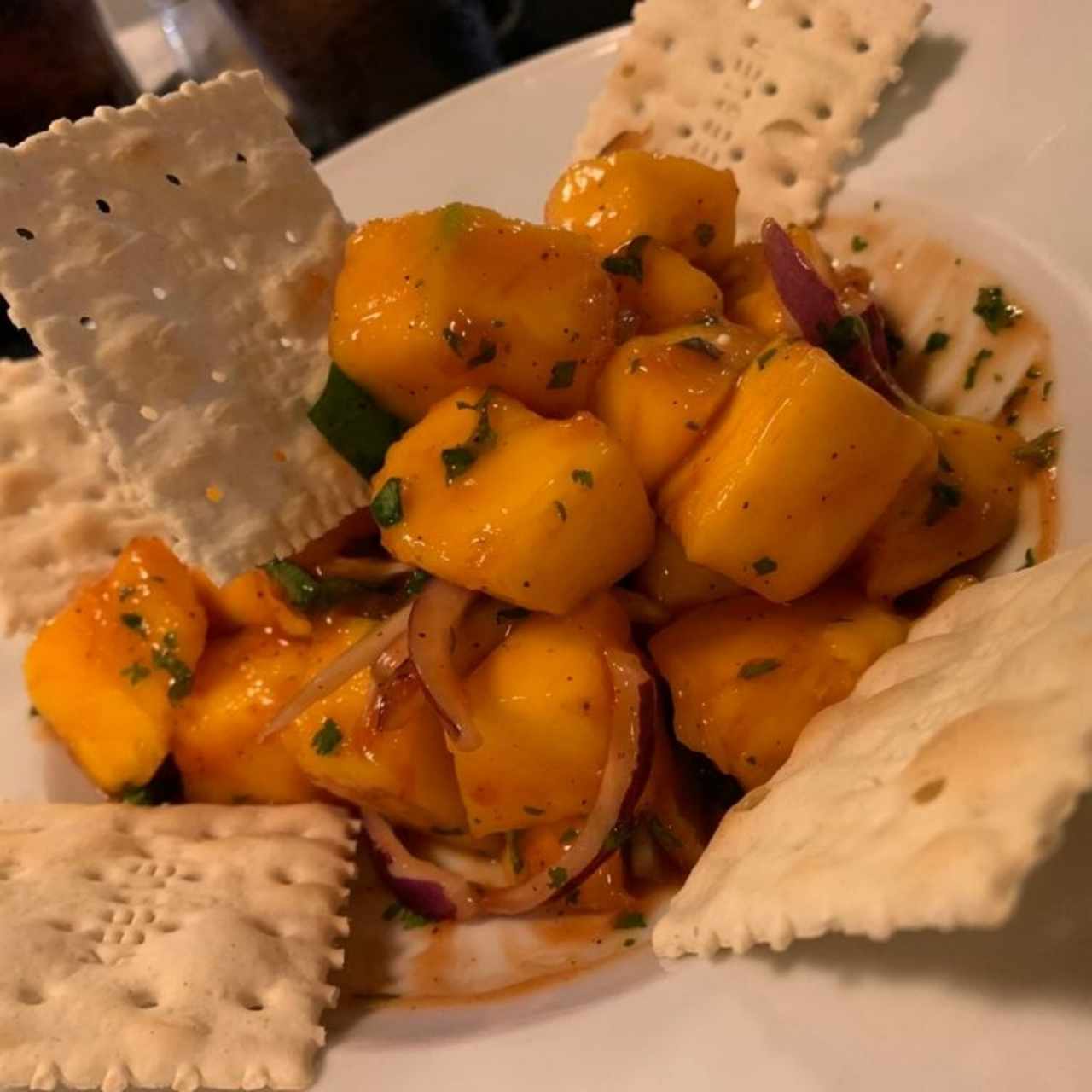 ceviche de mango