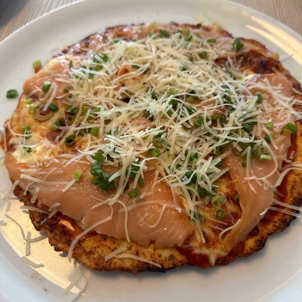 Pizza de Salmón Keto