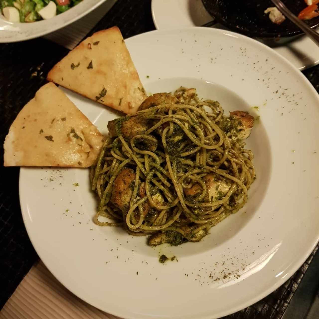 Pastas - Pesto de albahaca extra de pollo