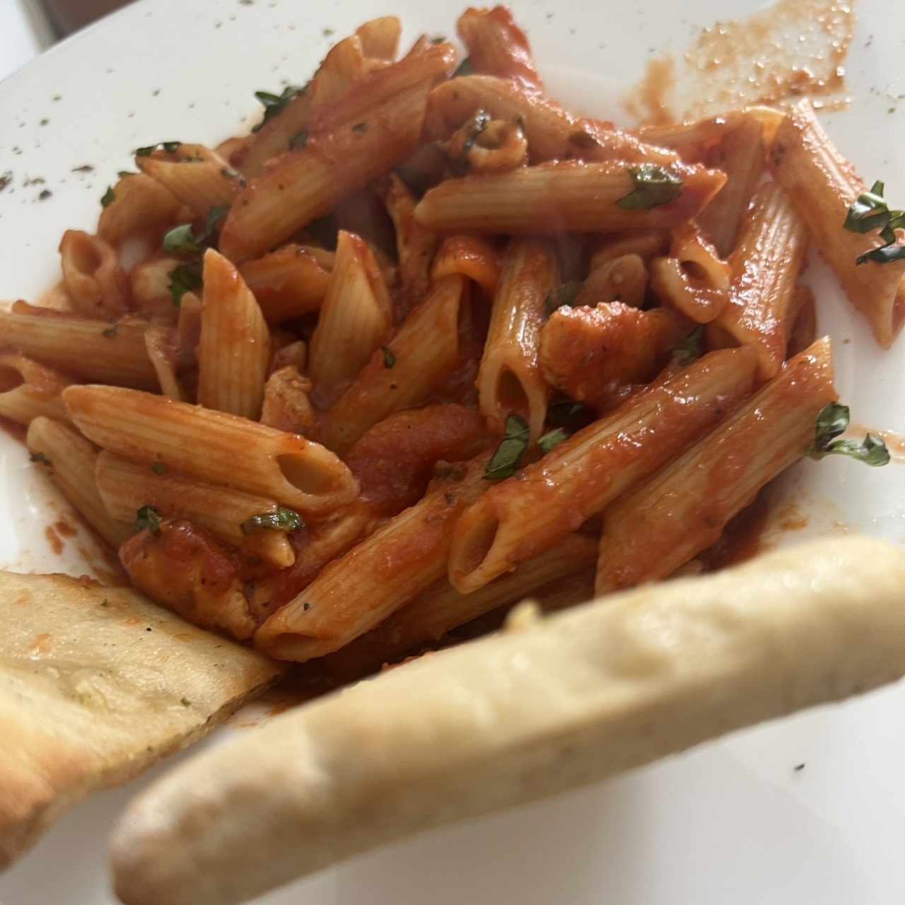 Penne a la boloñesa 