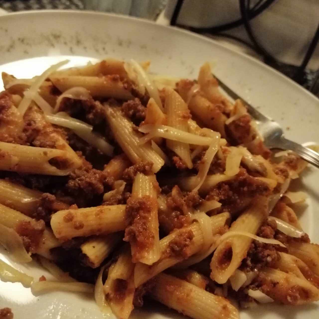 Penne a la bolognesa