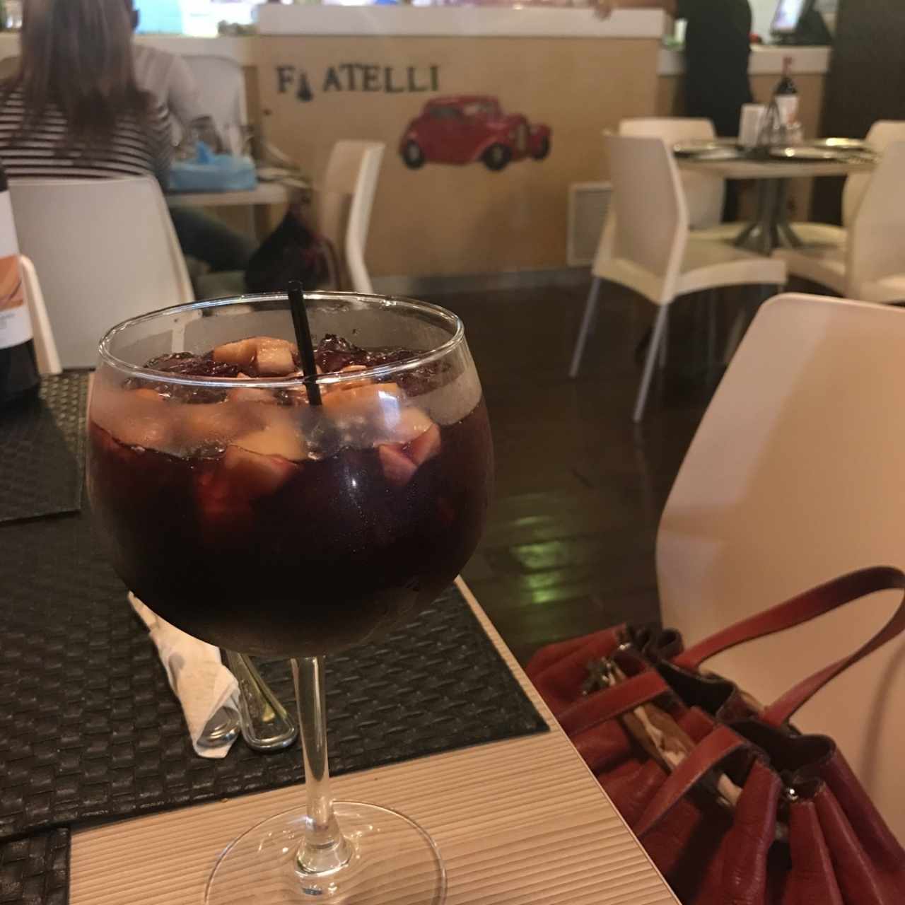 sangria roja, deliciosa