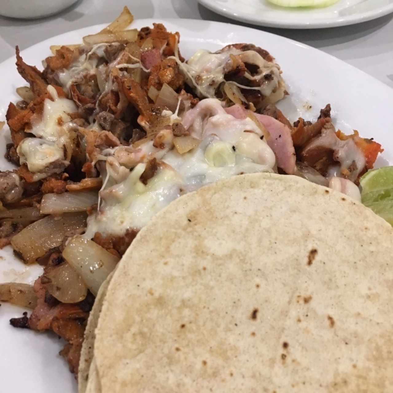 fortachon con tacos de maiz