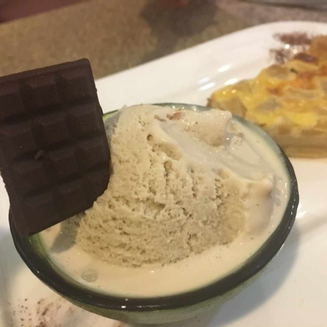 Helado de lavanda 