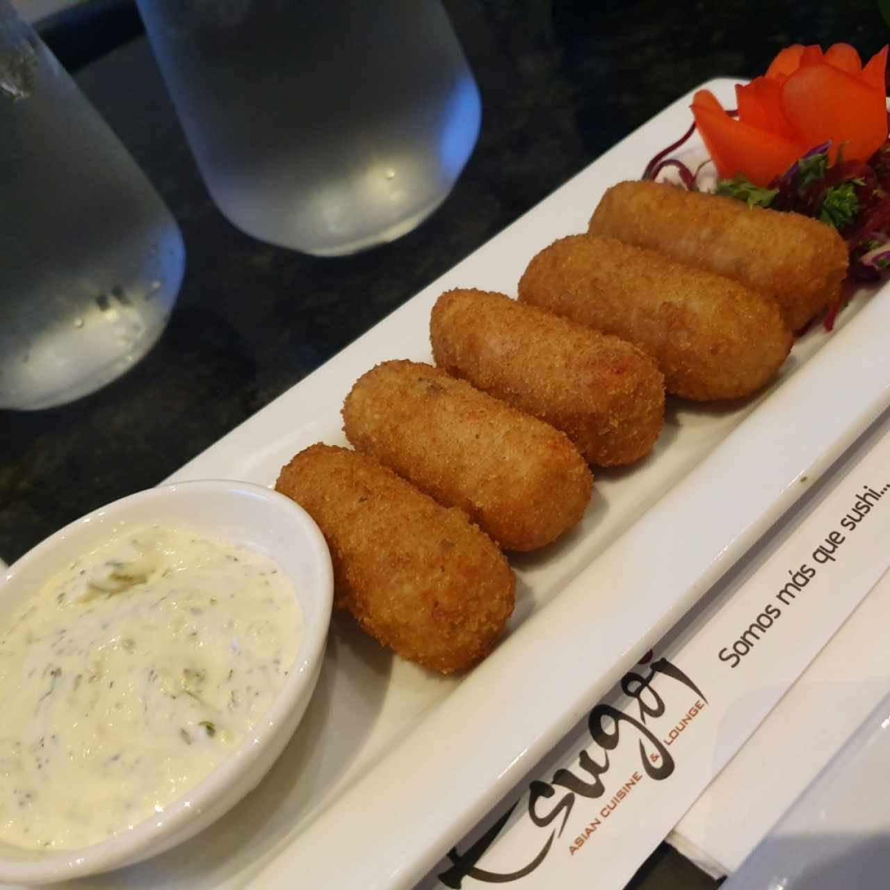 Amo las croquetas te CANGREJO. Excelentes! Solo aquí!