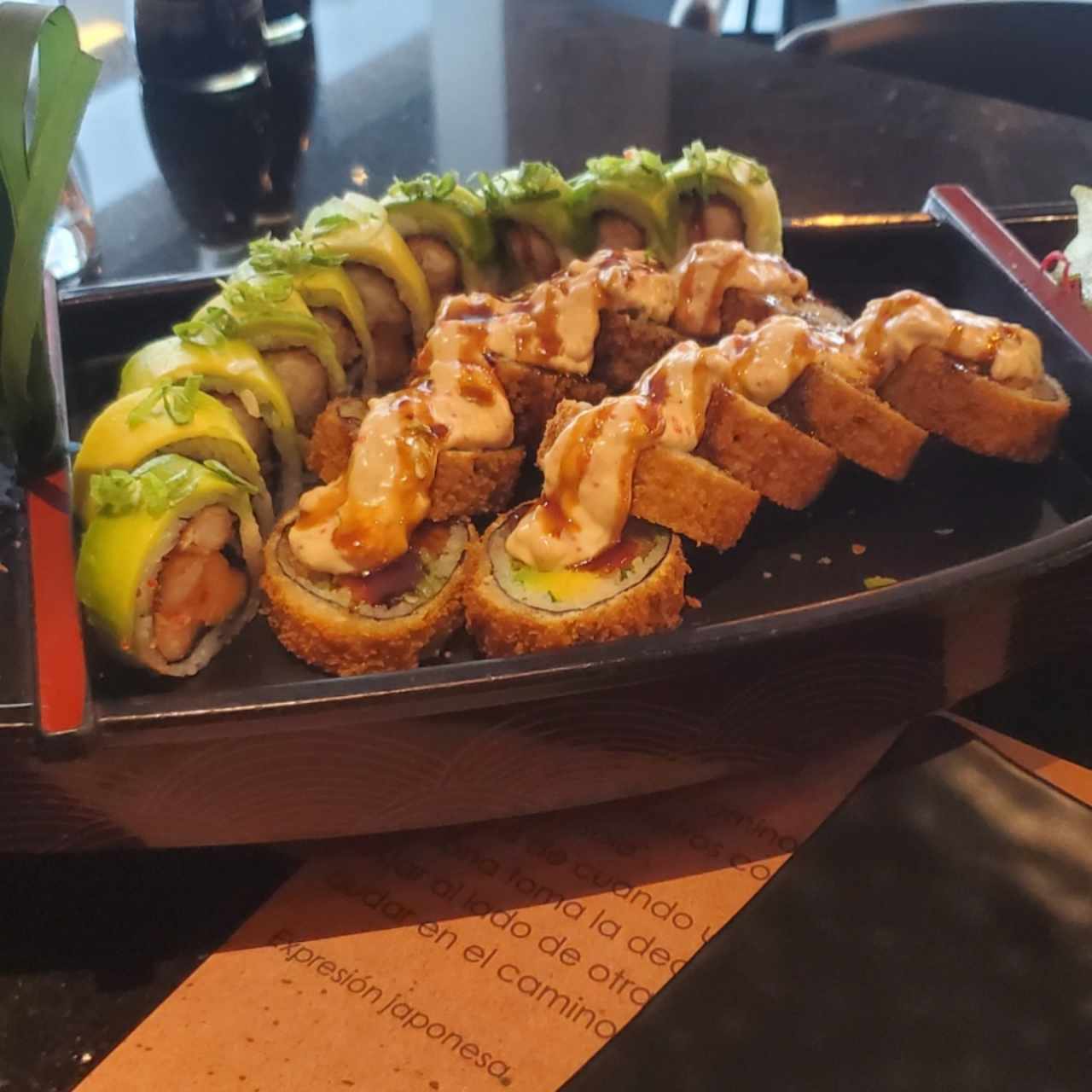 Dragon Roll y Lava Roll