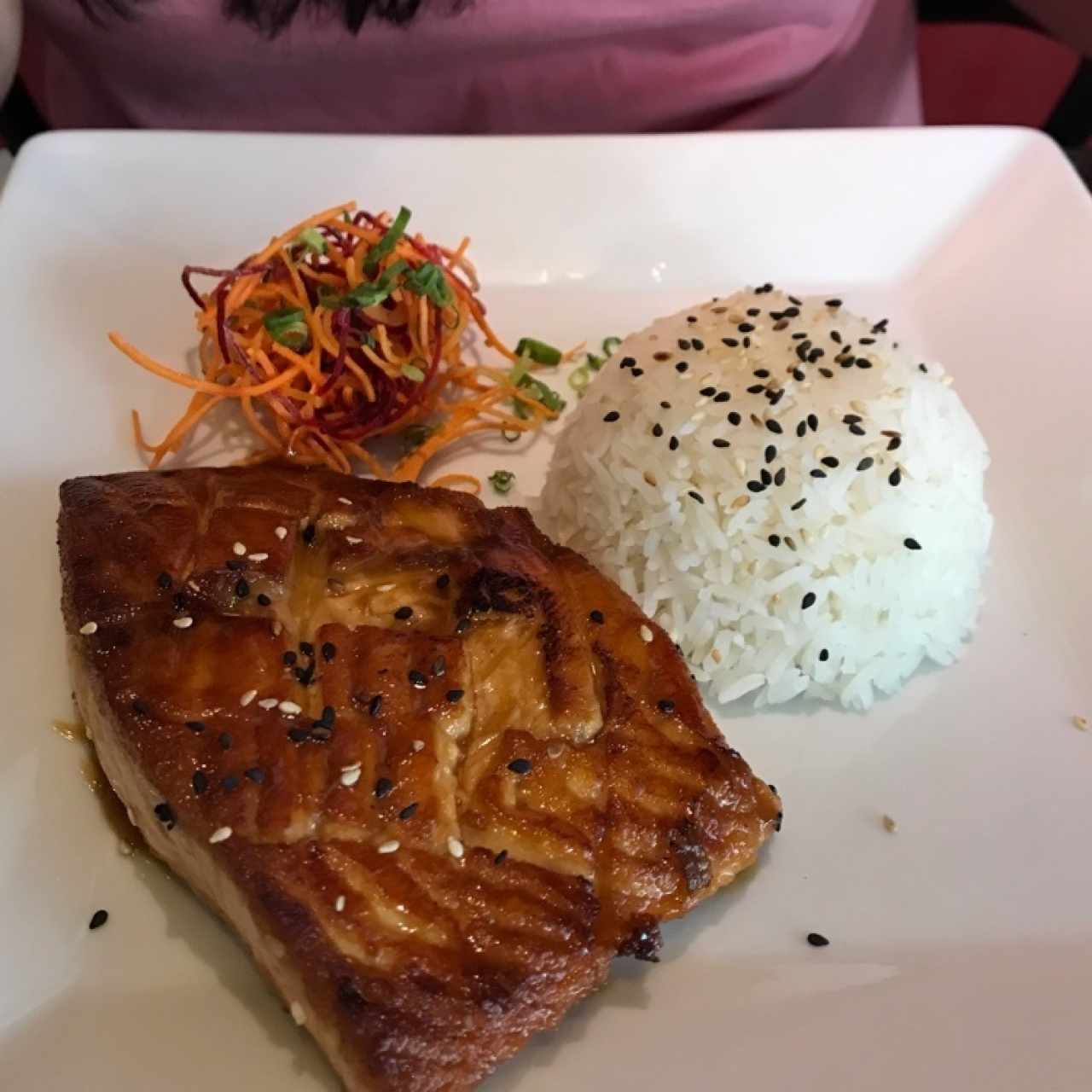 Salmón al grill o teriyaki