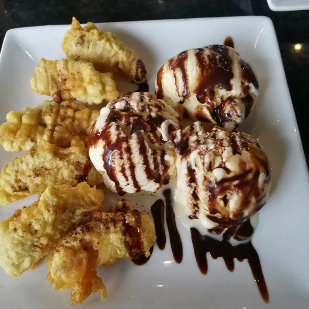 Postres - Manzana Tempura