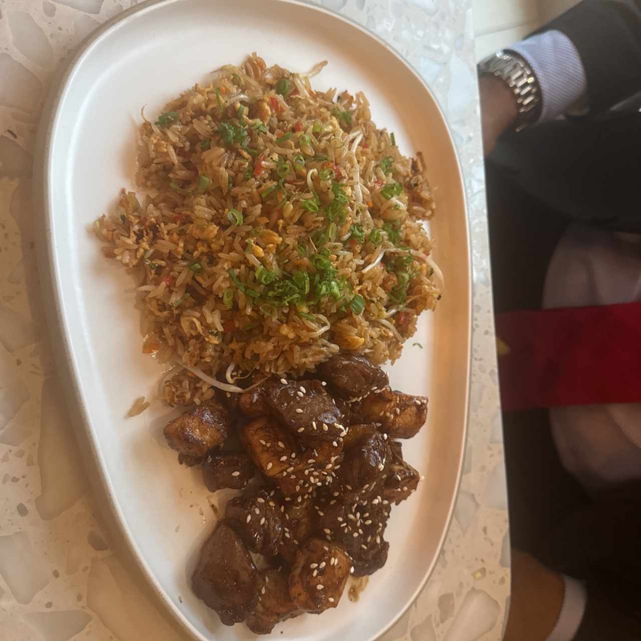 Mixto (pollo, filete y langostinos)