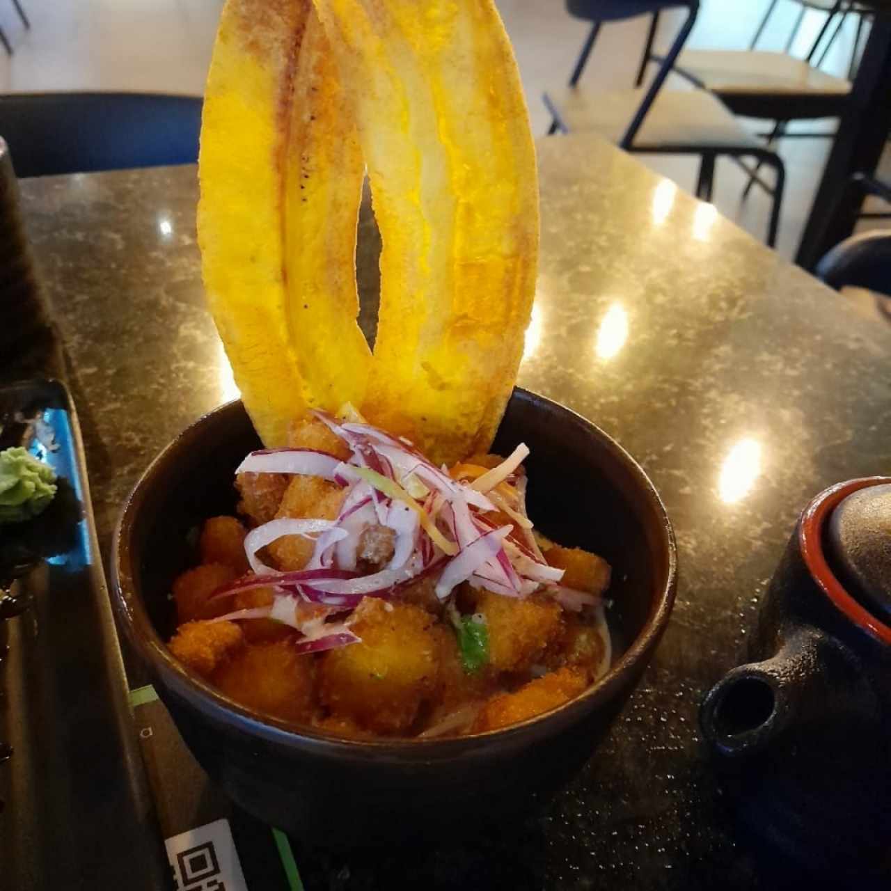 Ceviche Frito de Langostino