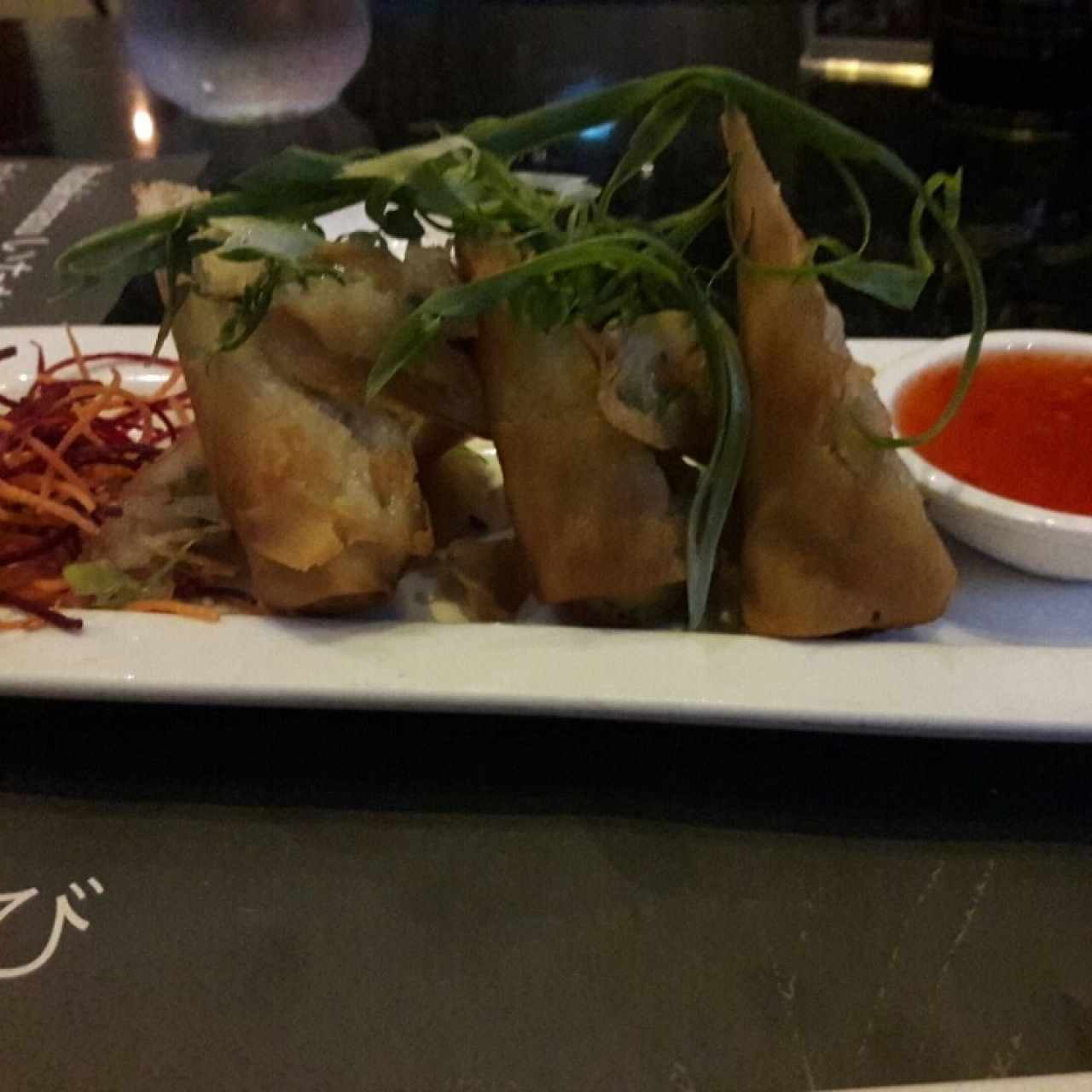 Entradas Calientes - Spring rolls