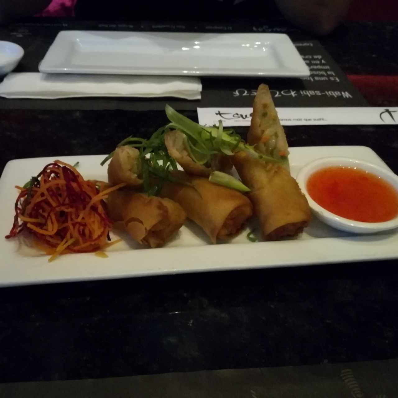 Entradas Calientes - Spring rolls