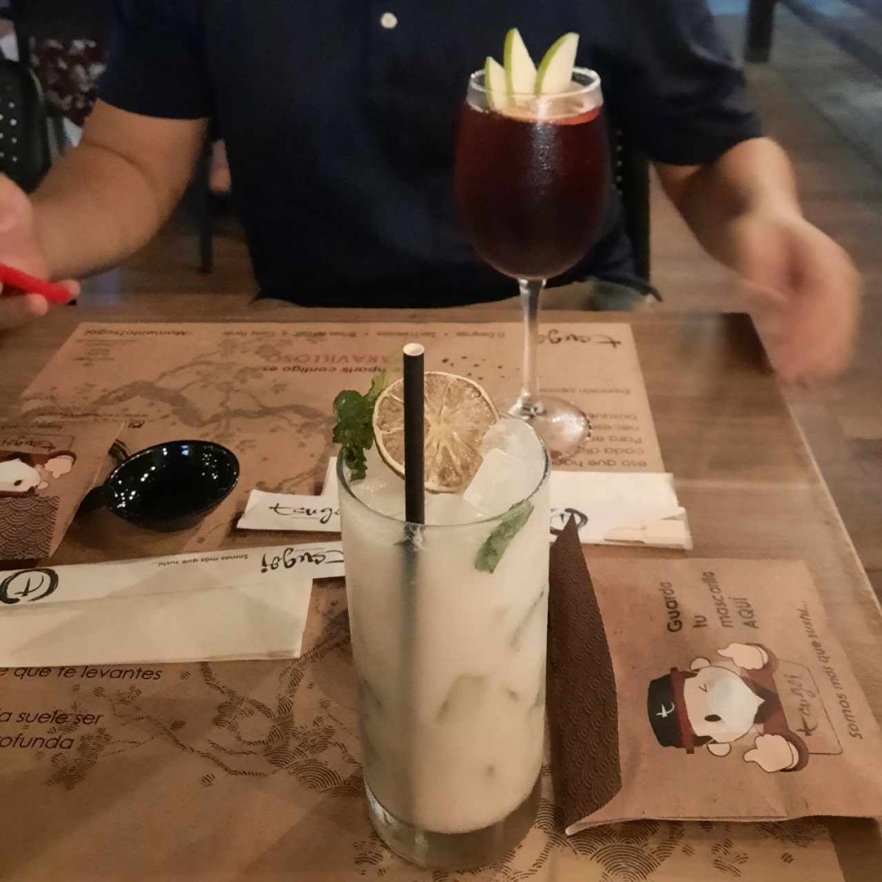 Mojito de coco 🥥 - Sangría tinta 