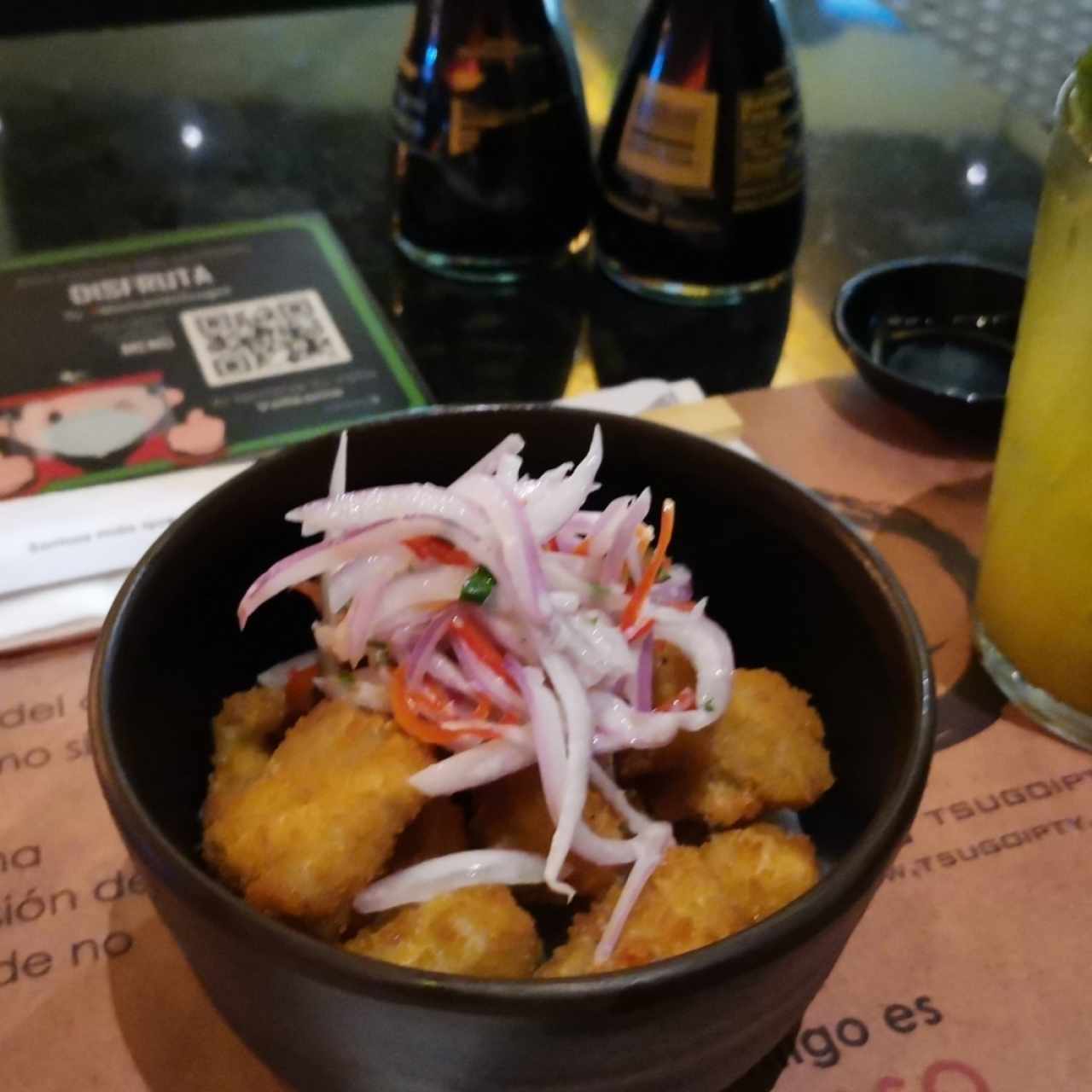 Ceviche Frito de Corvina