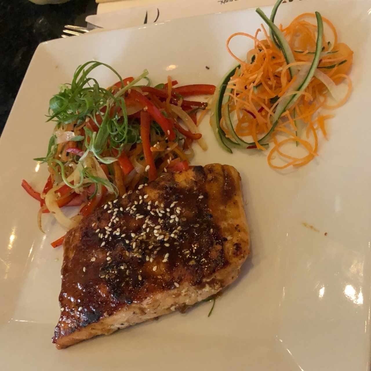 Salmón al Grill o Teriyaki