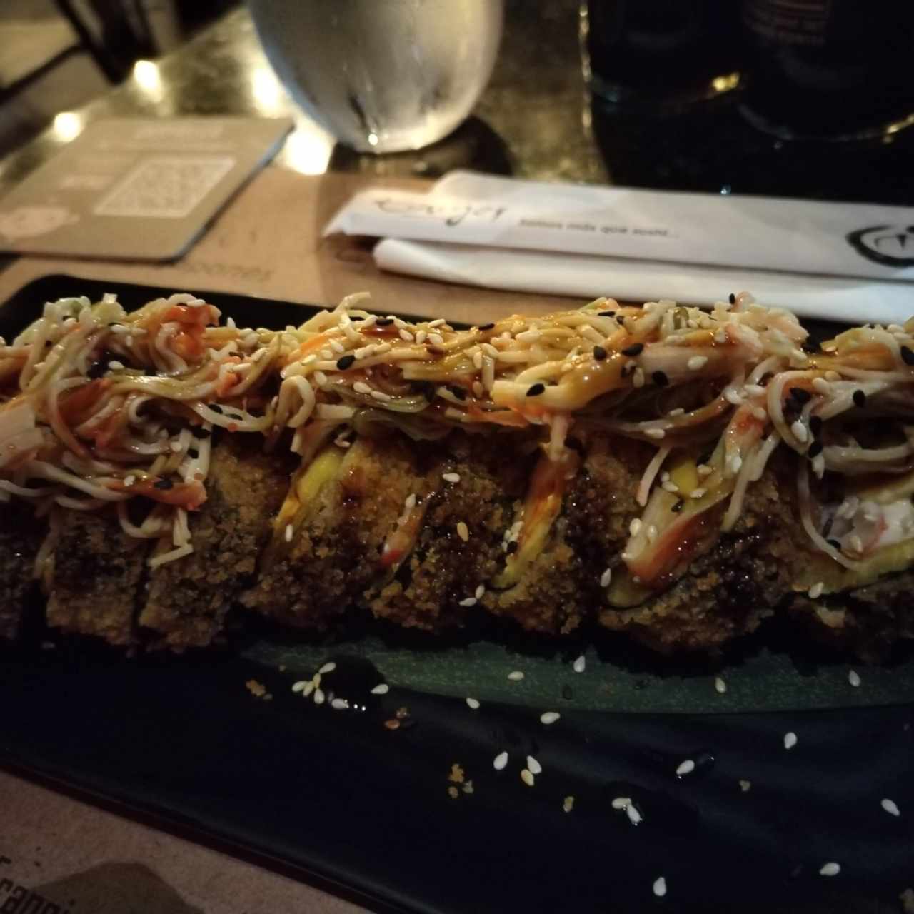 Sushi PTY crunch de plátano. 