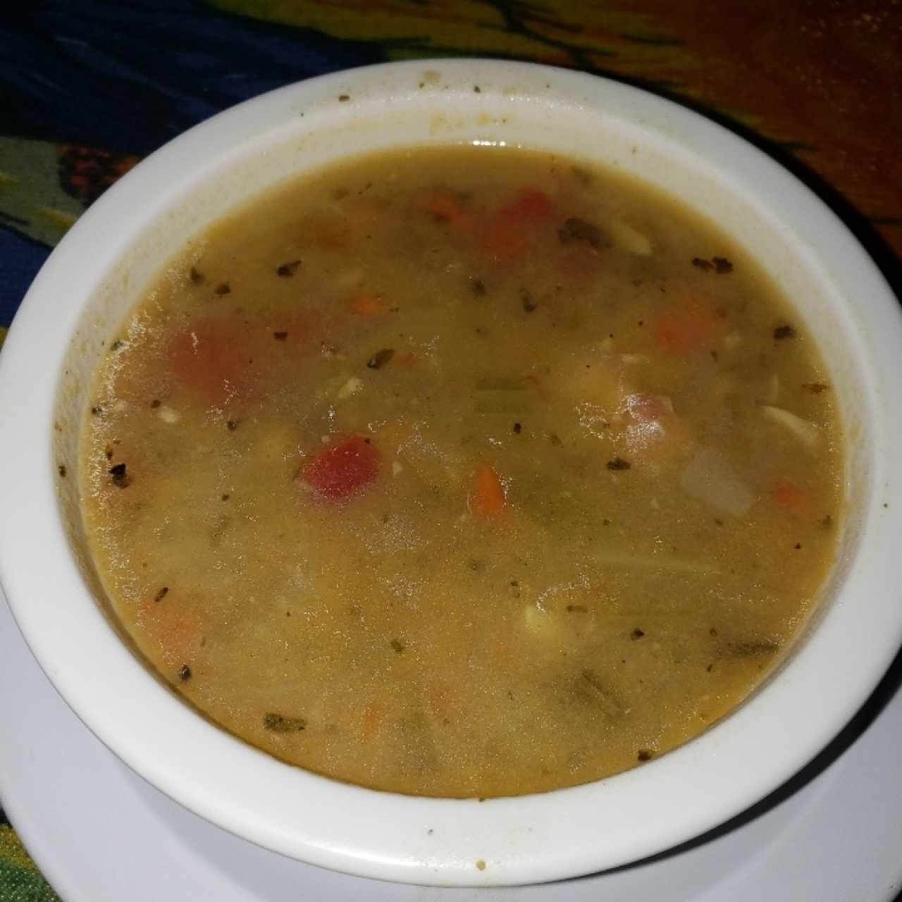 sopa de entrada,deliciosa