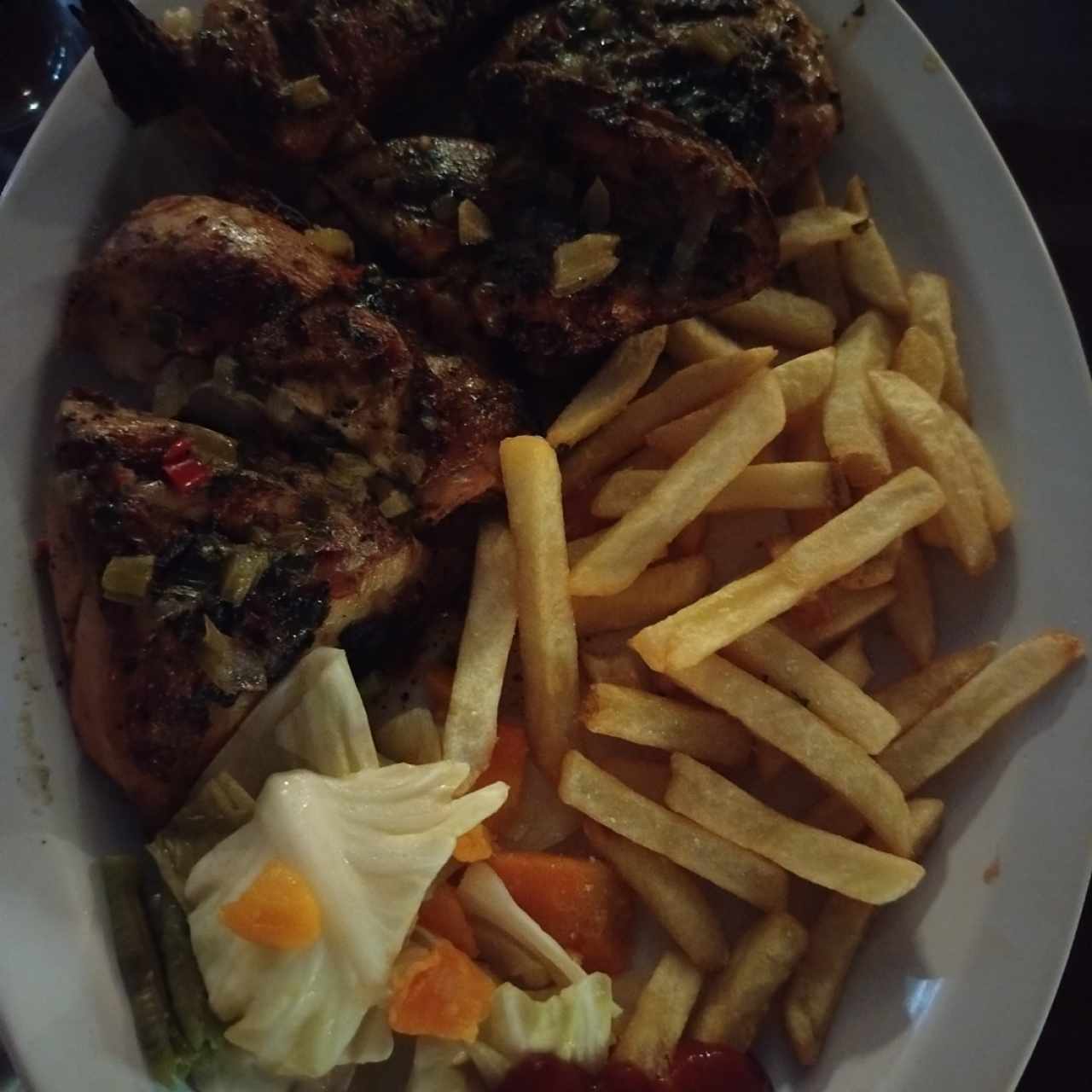 Medio Pollo al Carbón