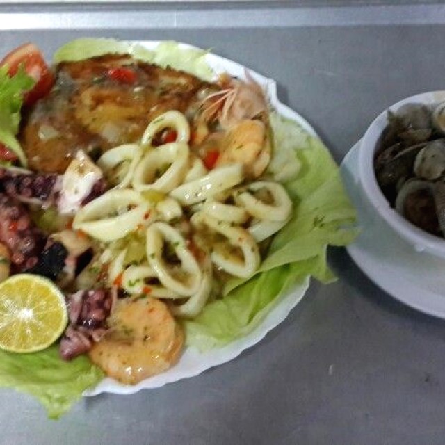 Parrillada de mariscos 