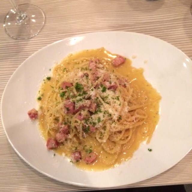 A la carbonara