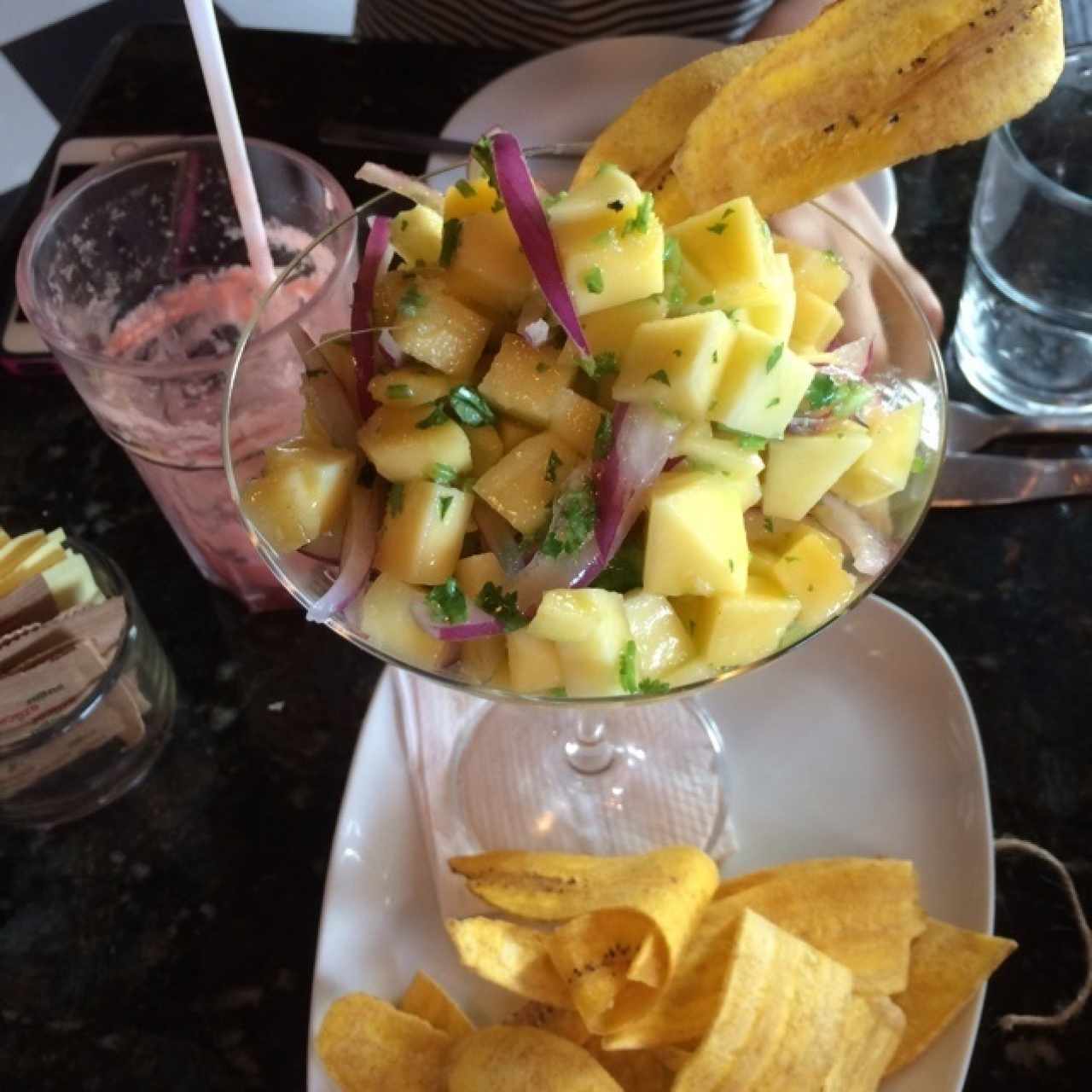 ceviche de mango y aguacate 