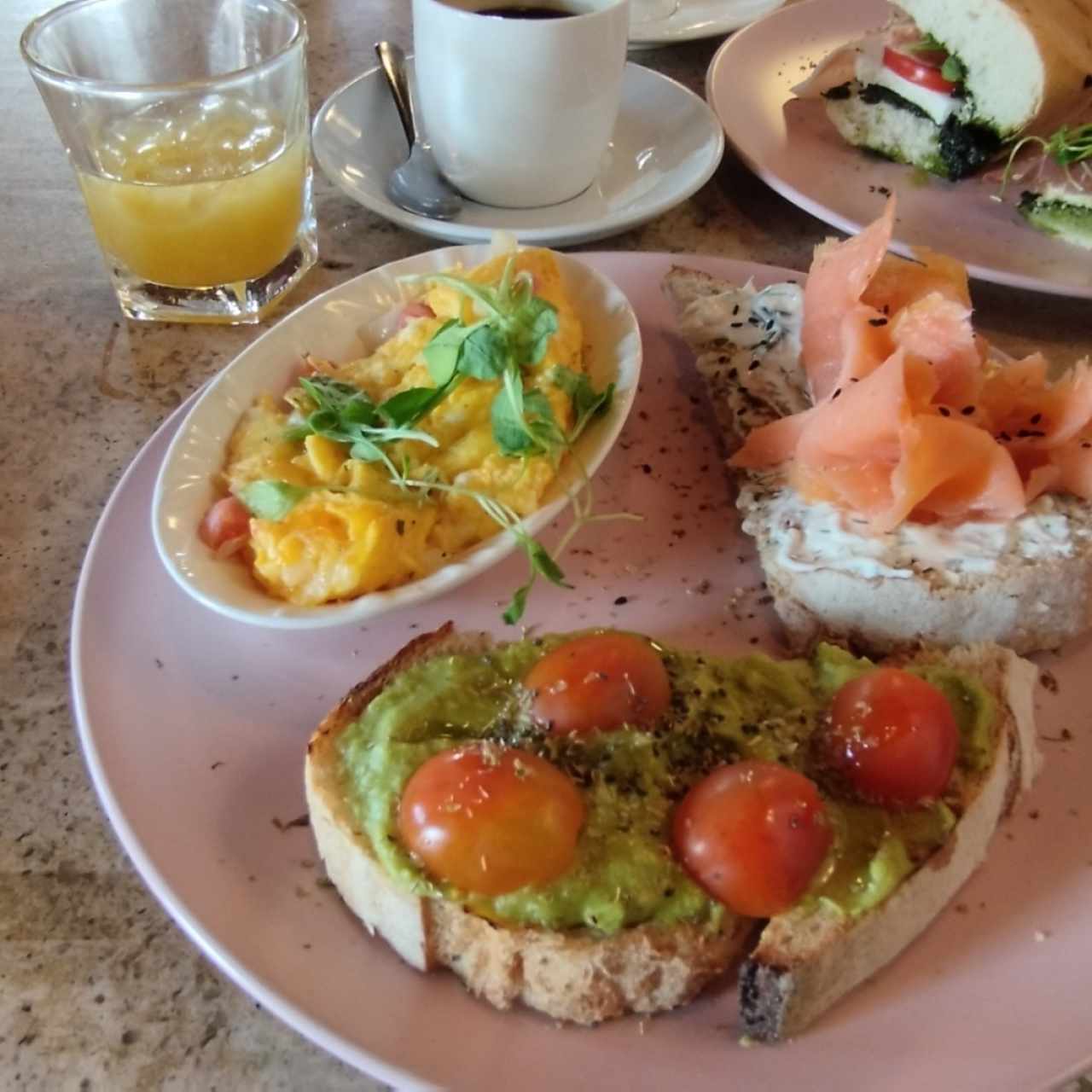 Avocado & Salmon toast