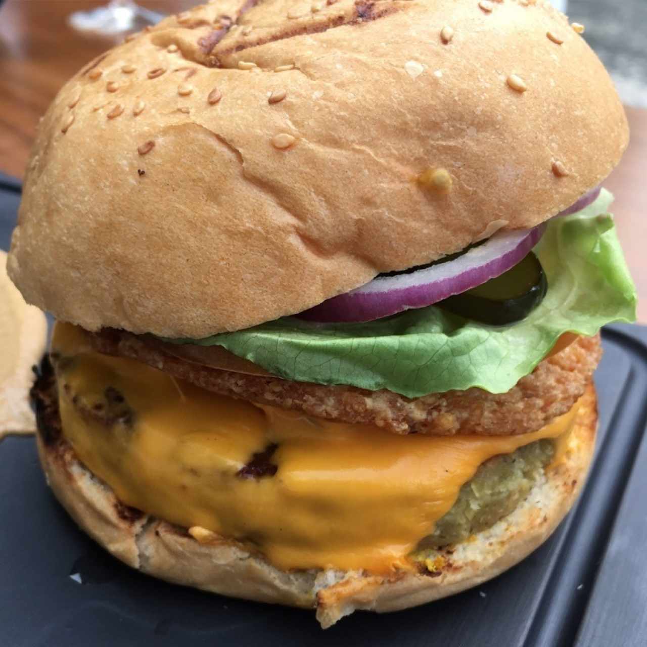 veggie burger