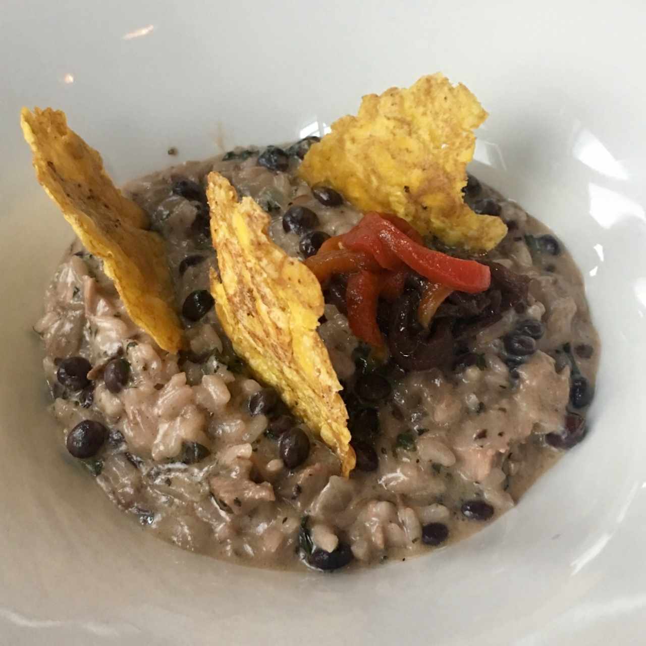 Risotto de Guandú y Costillita Ahumada Desmechada