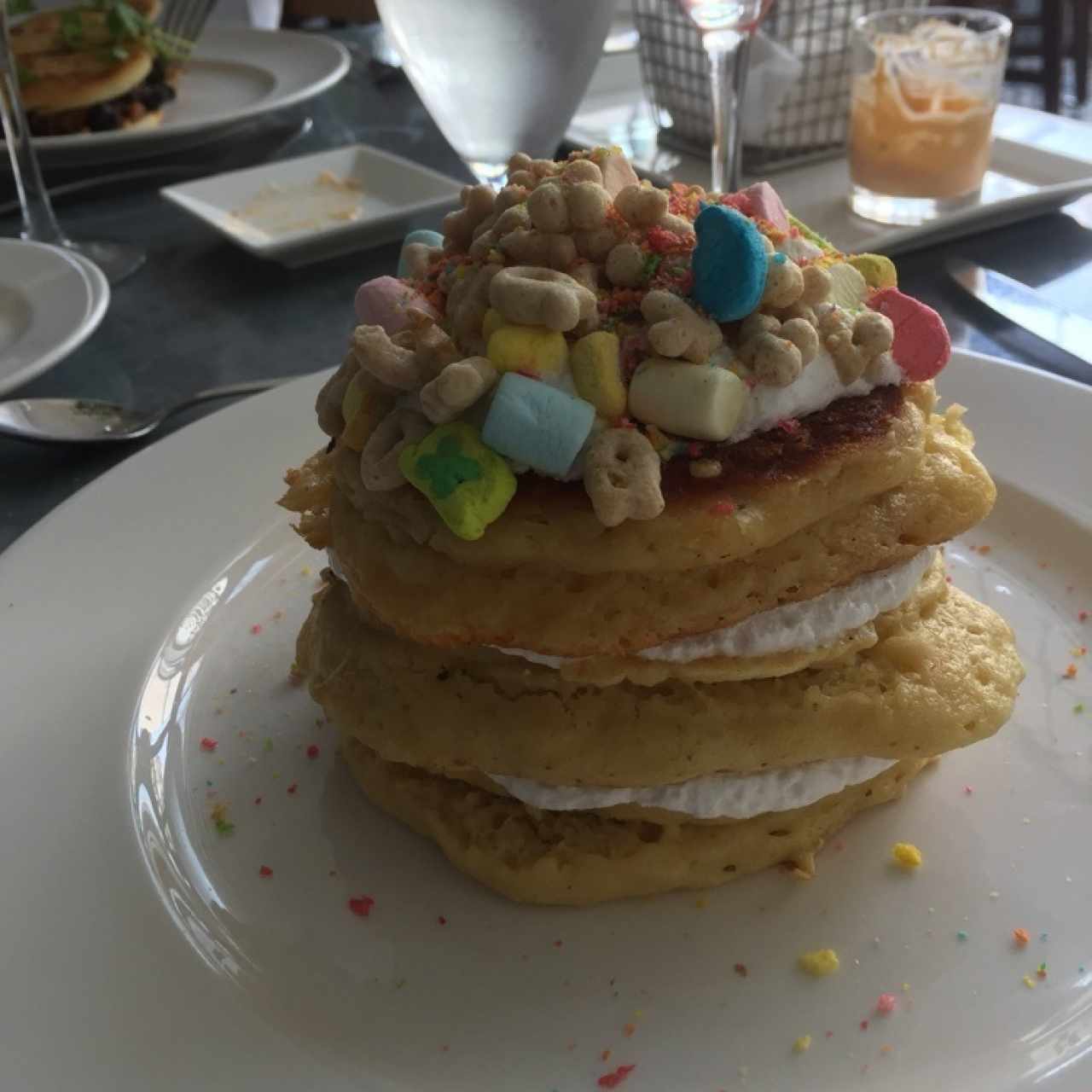 Lucky Charm Pancakes! 🌈