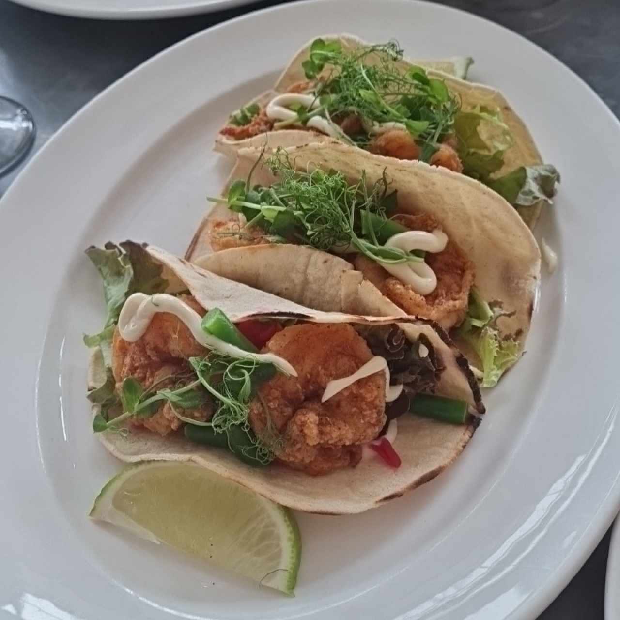 tacos de langostino