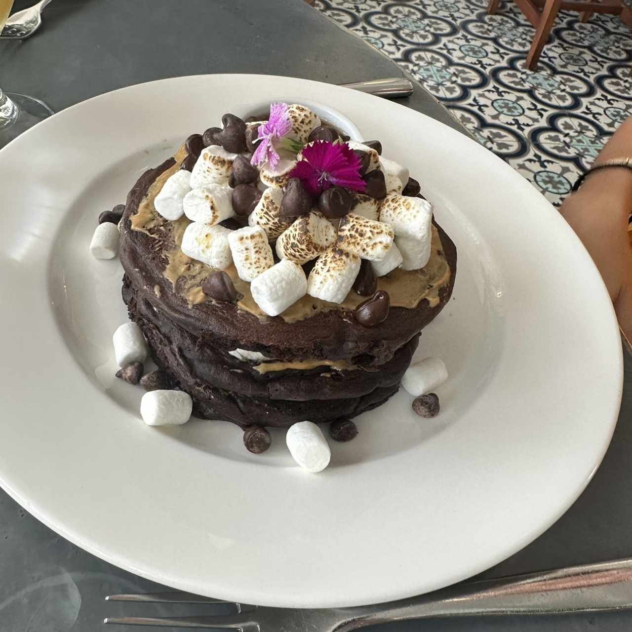 Pancake de chocolate