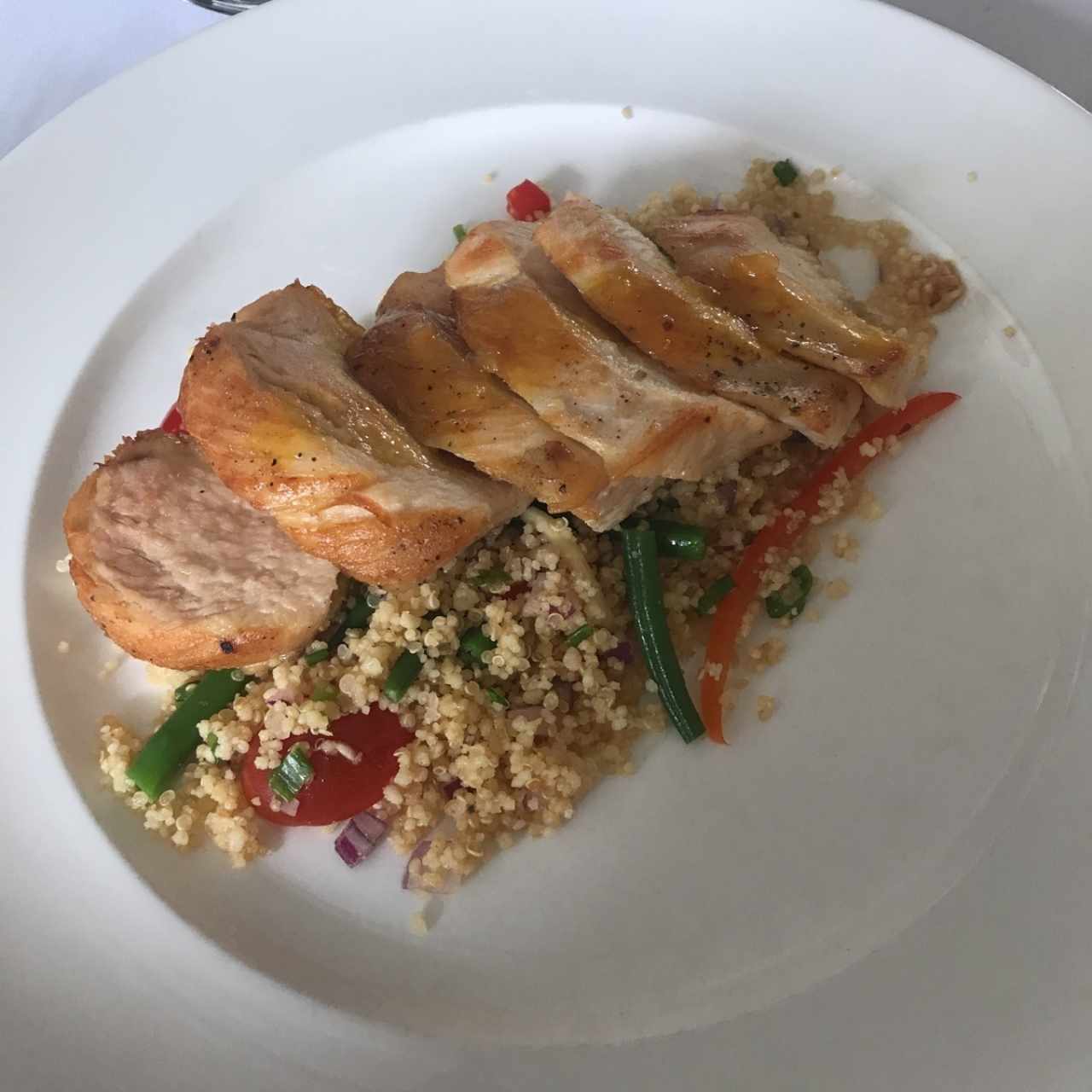 Pollo Glazeado con Cous Cous