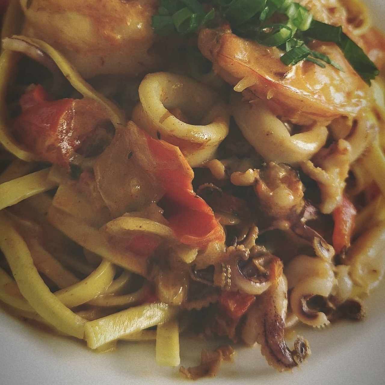 Fettuccine de mariscos