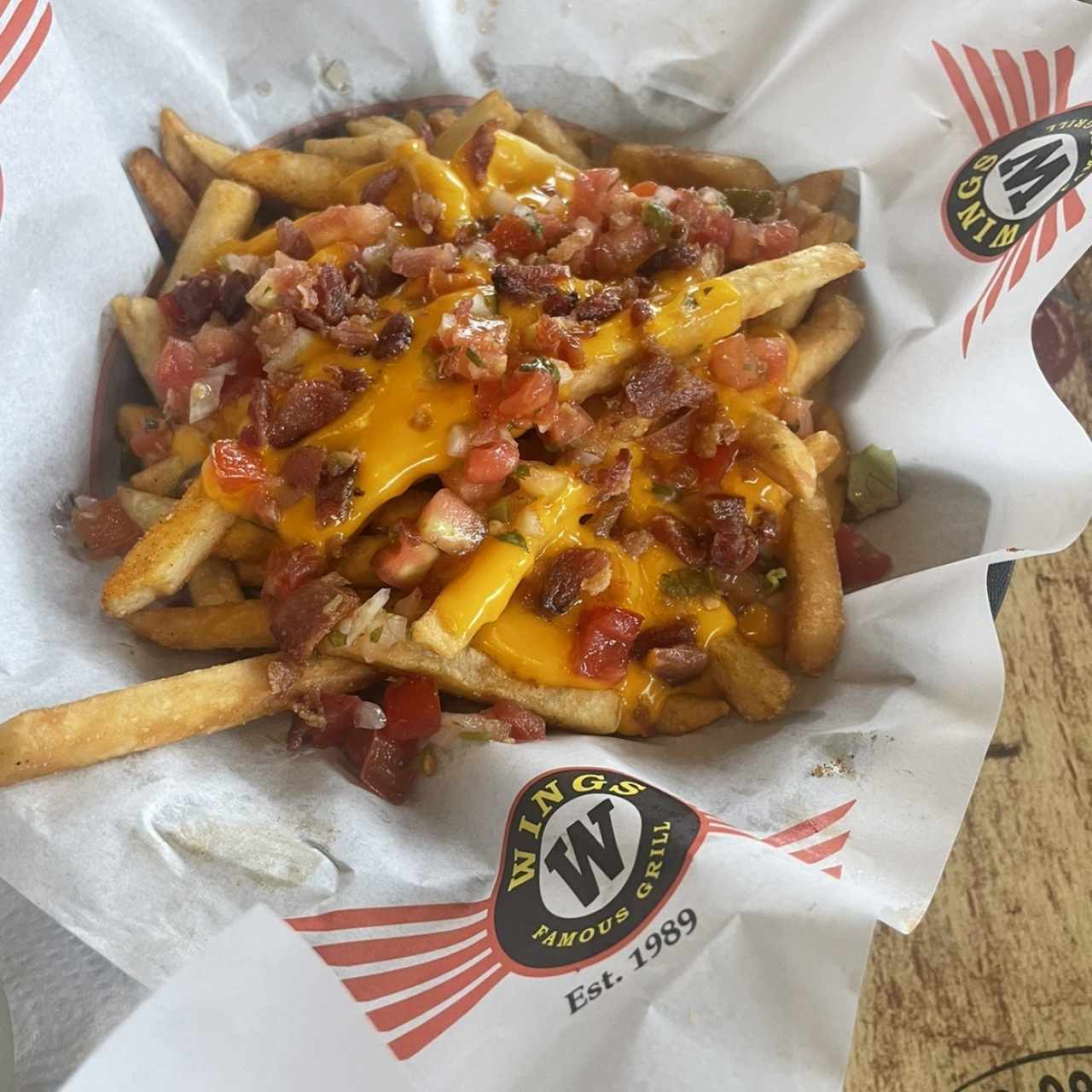 Cheese, bacon fries