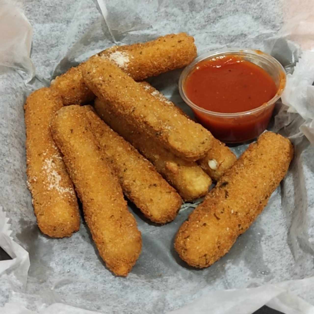 Mighty Mozzarella Sticks