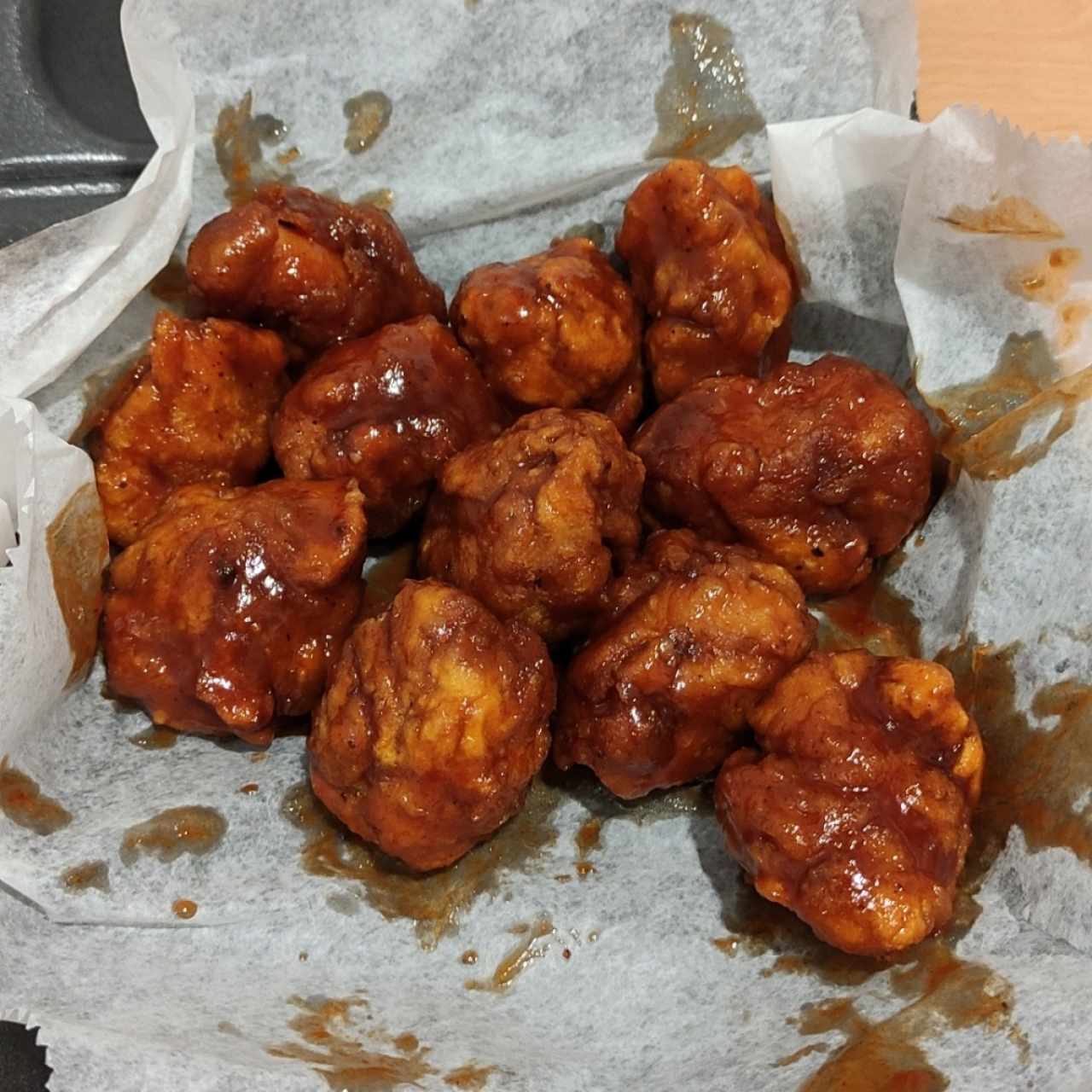 Boneless con salsa Beer BBQ