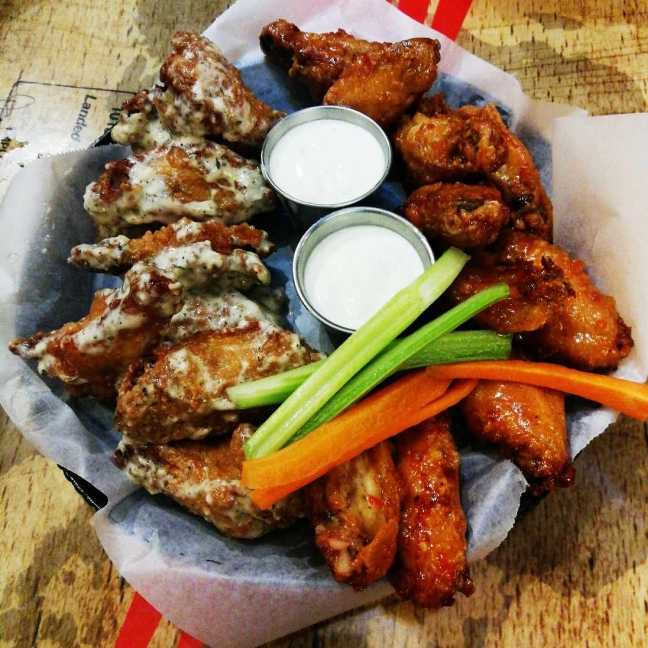 bucket wings